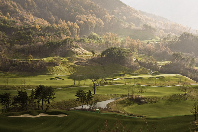 Jangsu golf course construction 이미지
