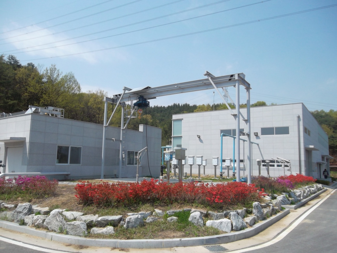 Chilgok Jicheon Sewage Treatment Plant Membrane Equipment Construction 이미지